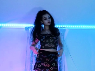 Busty curly brunette with big boobs fucks on couch