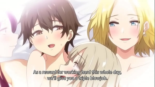 Hot busty girls enjoy sex (Hentai)