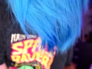 Skinny brunette amateurs dp solo